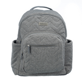 Grey Heather Backpack Diaper Bag
