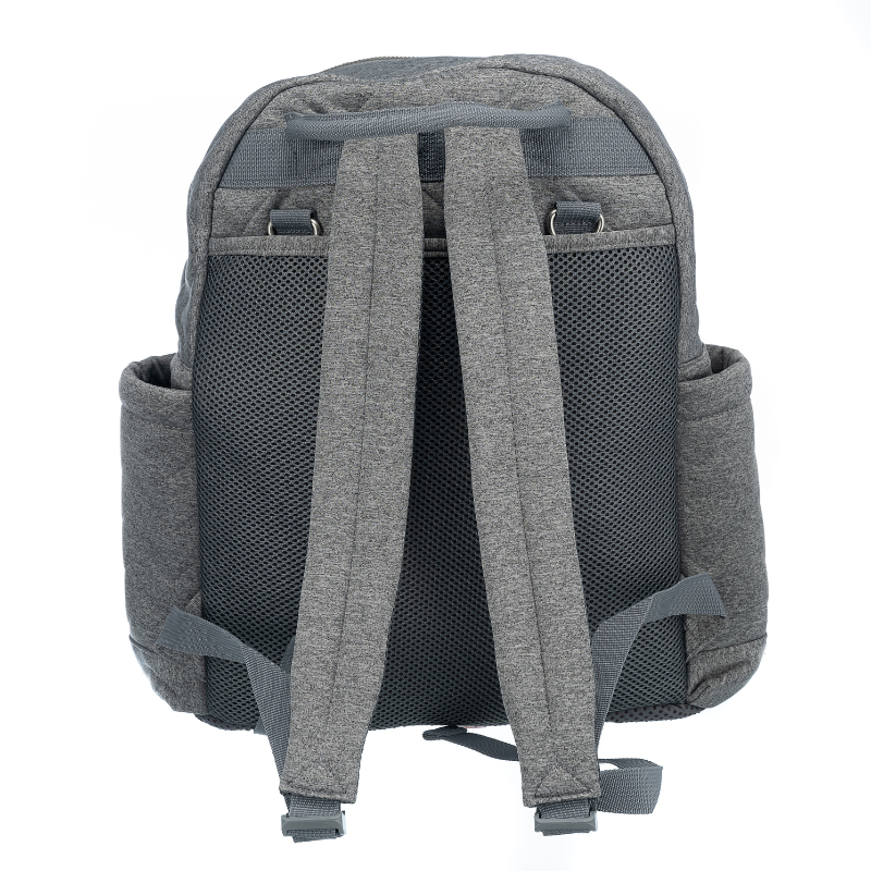 Grey Heather Backpack Diaper Bag