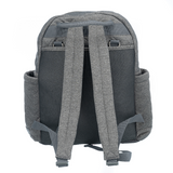 Grey Heather Backpack Diaper Bag