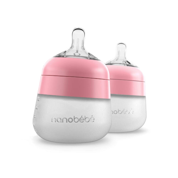 Flexy Silicone Baby Bottle Twin Pack 150ml – NanoBebe-SA