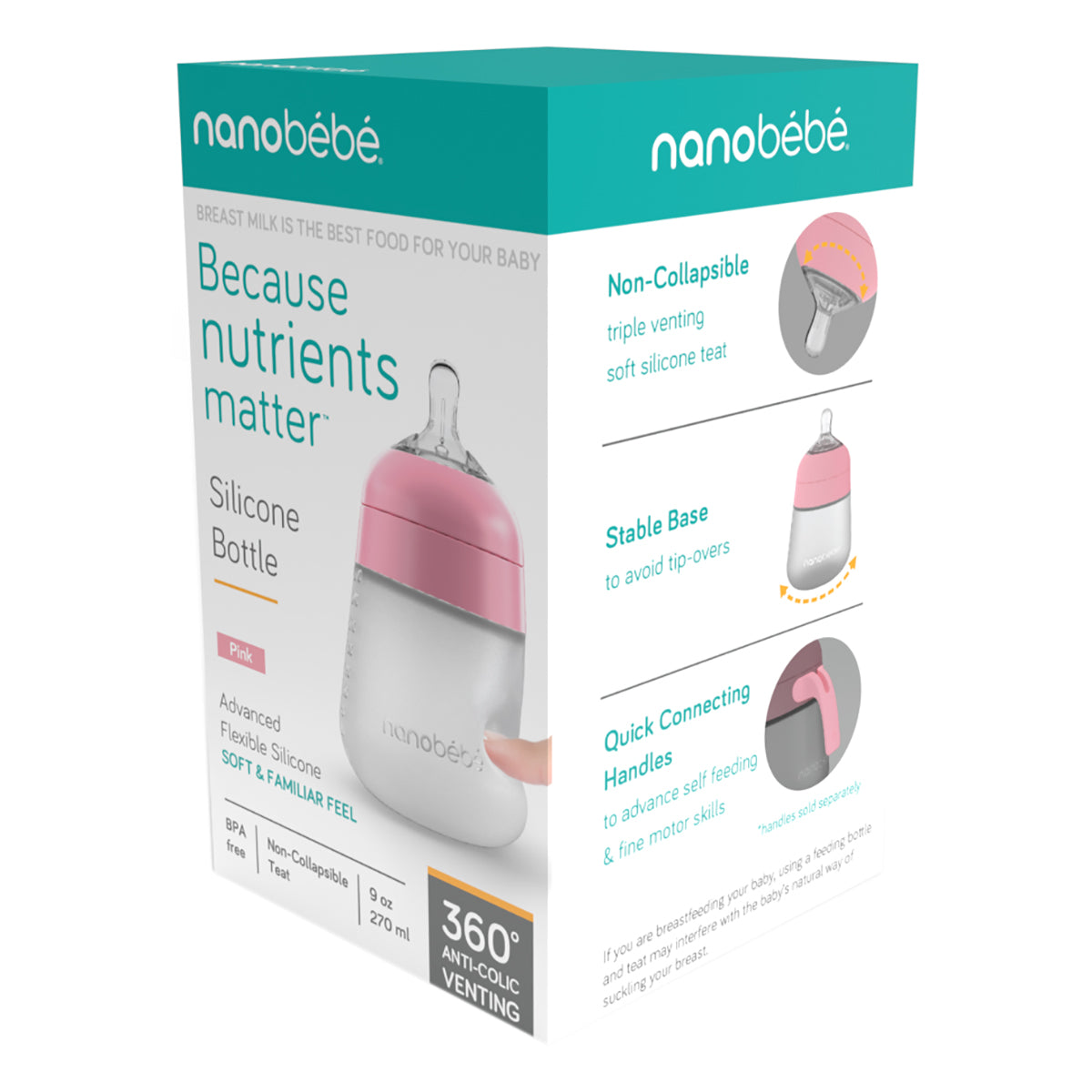 Flexy Silicone Baby Bottle 270ml