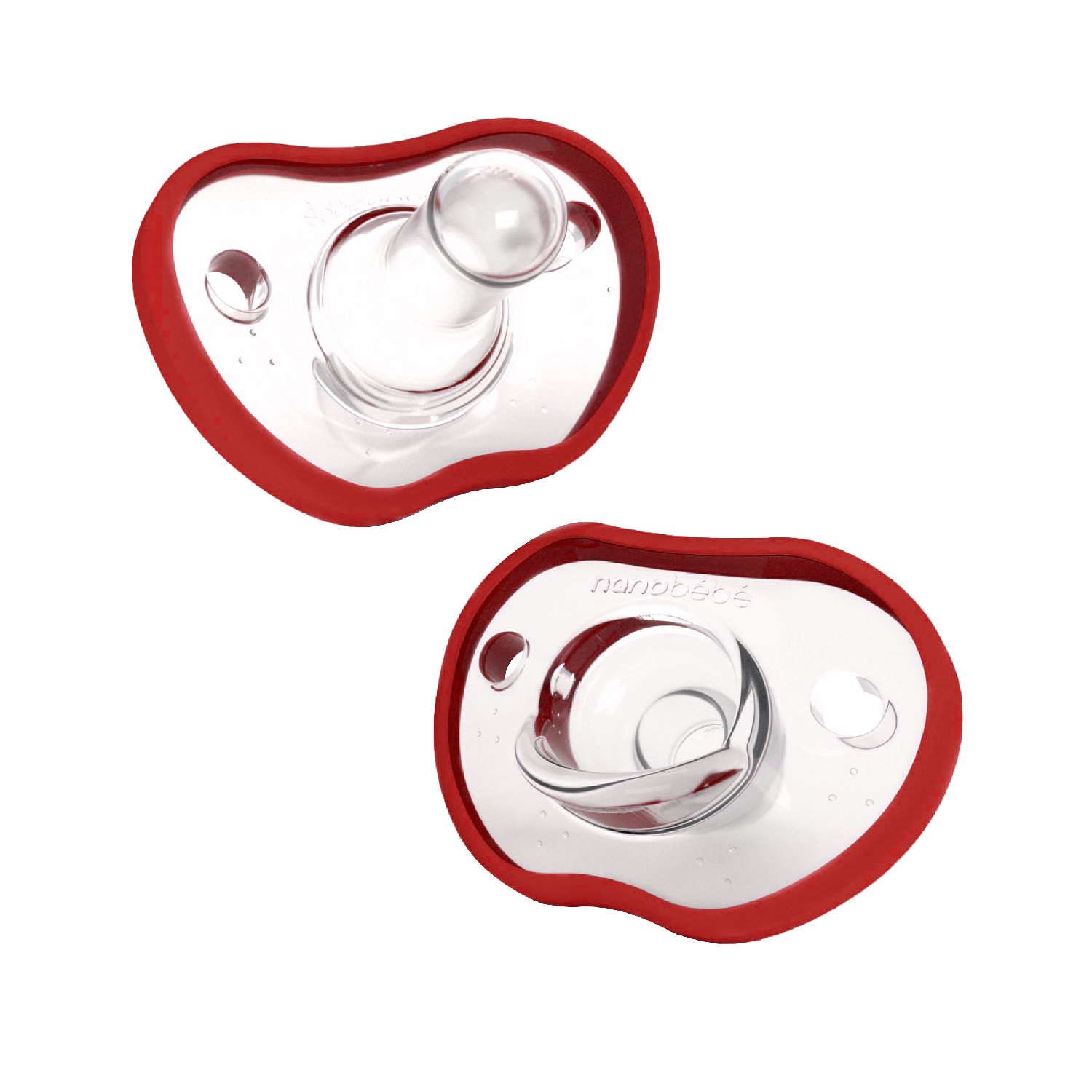Flexy Pacifier Twin-Pack Red 0-3 Months 2-Pack - Main Image